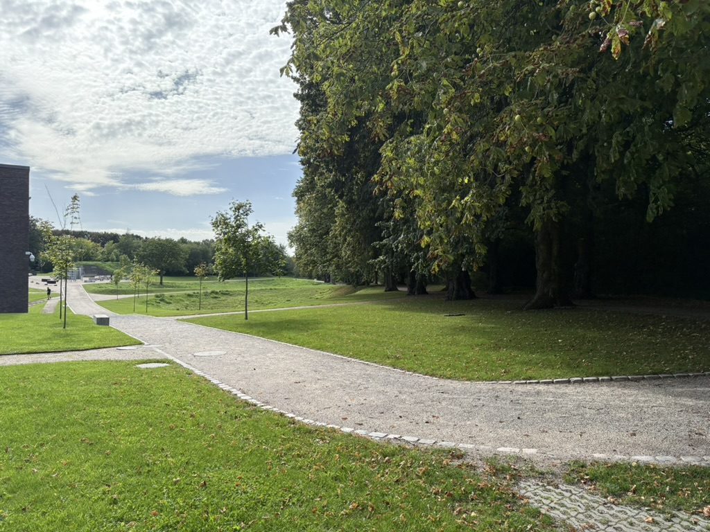 Løbebanen på politiskolen i Vejle