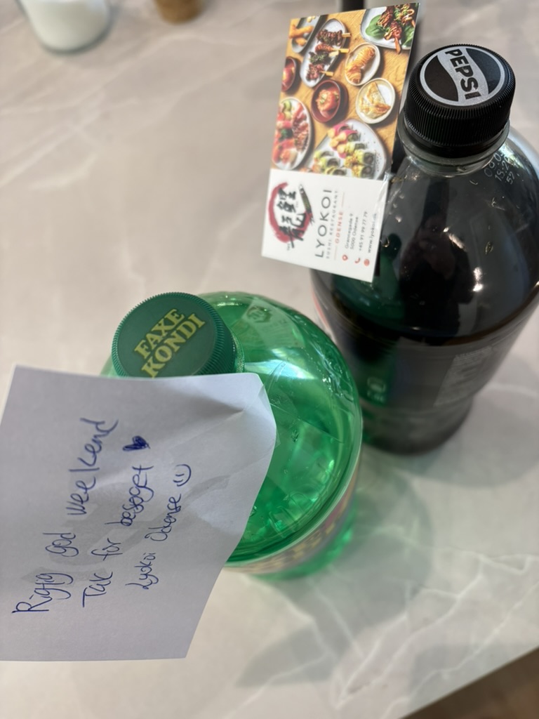 Gratis sodavand og personlig hilsen fra Lyokoi Odense
